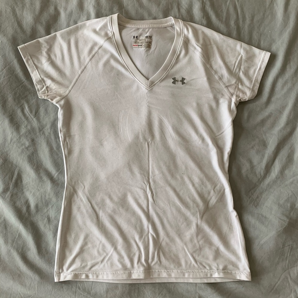 UNDER ARMOUR Heat Gear White Tshirt